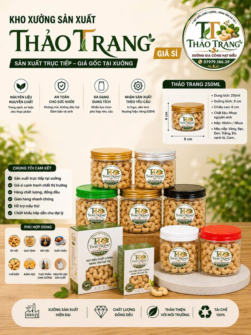 Top 5 địa chỉ bán hạt điều rang muối Bình Phước sỉ lẻ, xuất khẩu tại TP. HCM