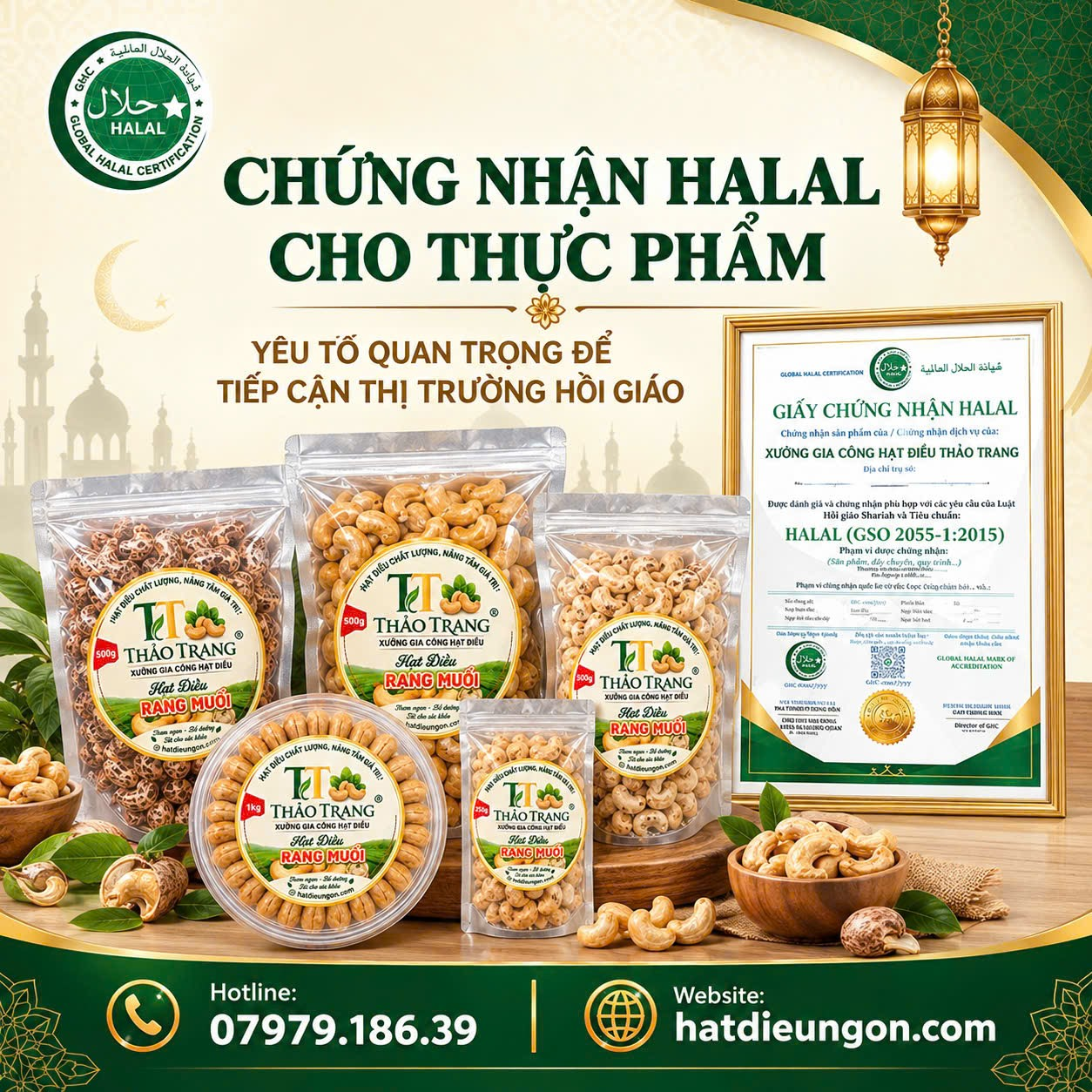 Hạt điều – Thành phần dinh dưỡng và công dụng
