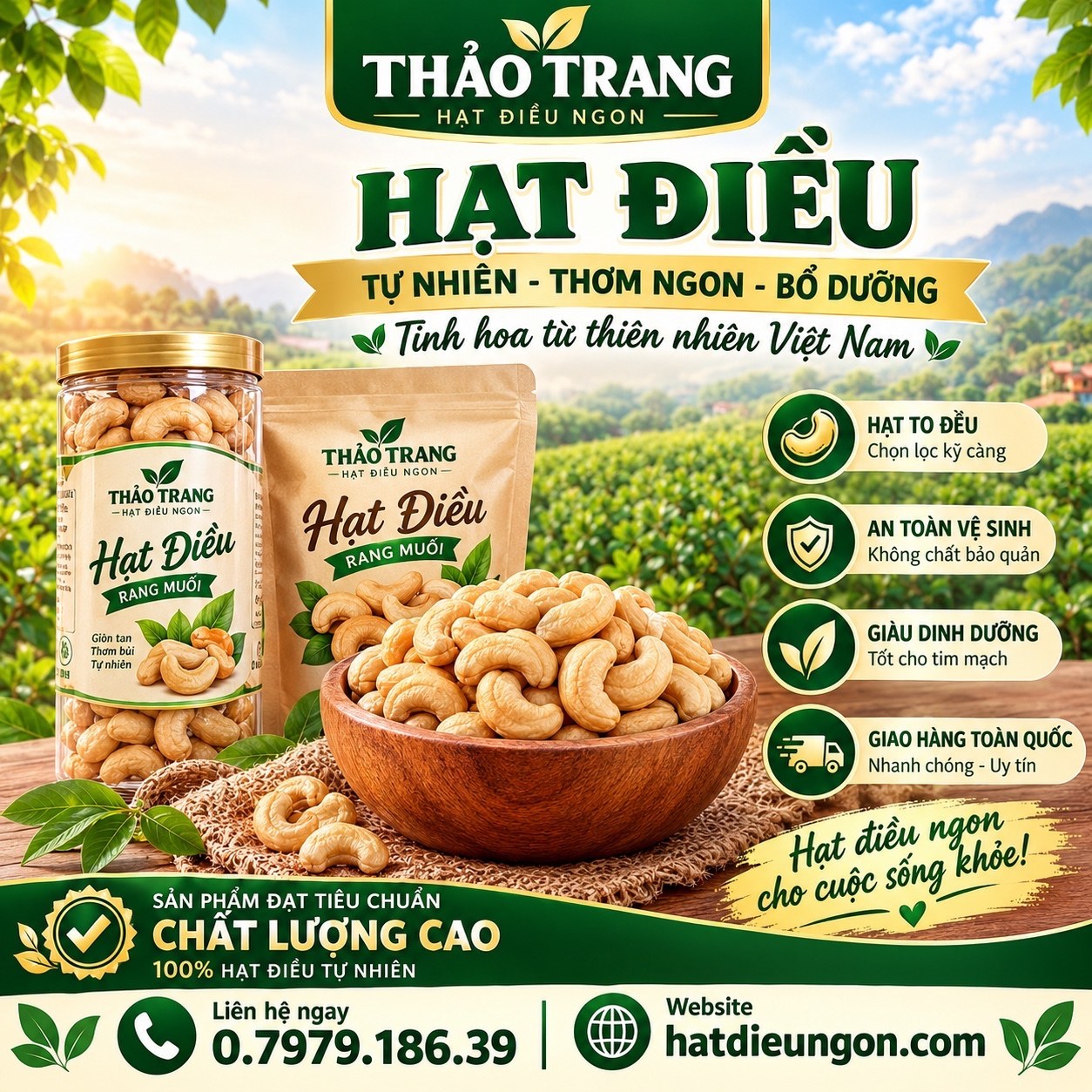 Chọn hạt điều như thế nào cho chất lượng? Mách bạn địa chỉ mua hạt điều chất lượng
